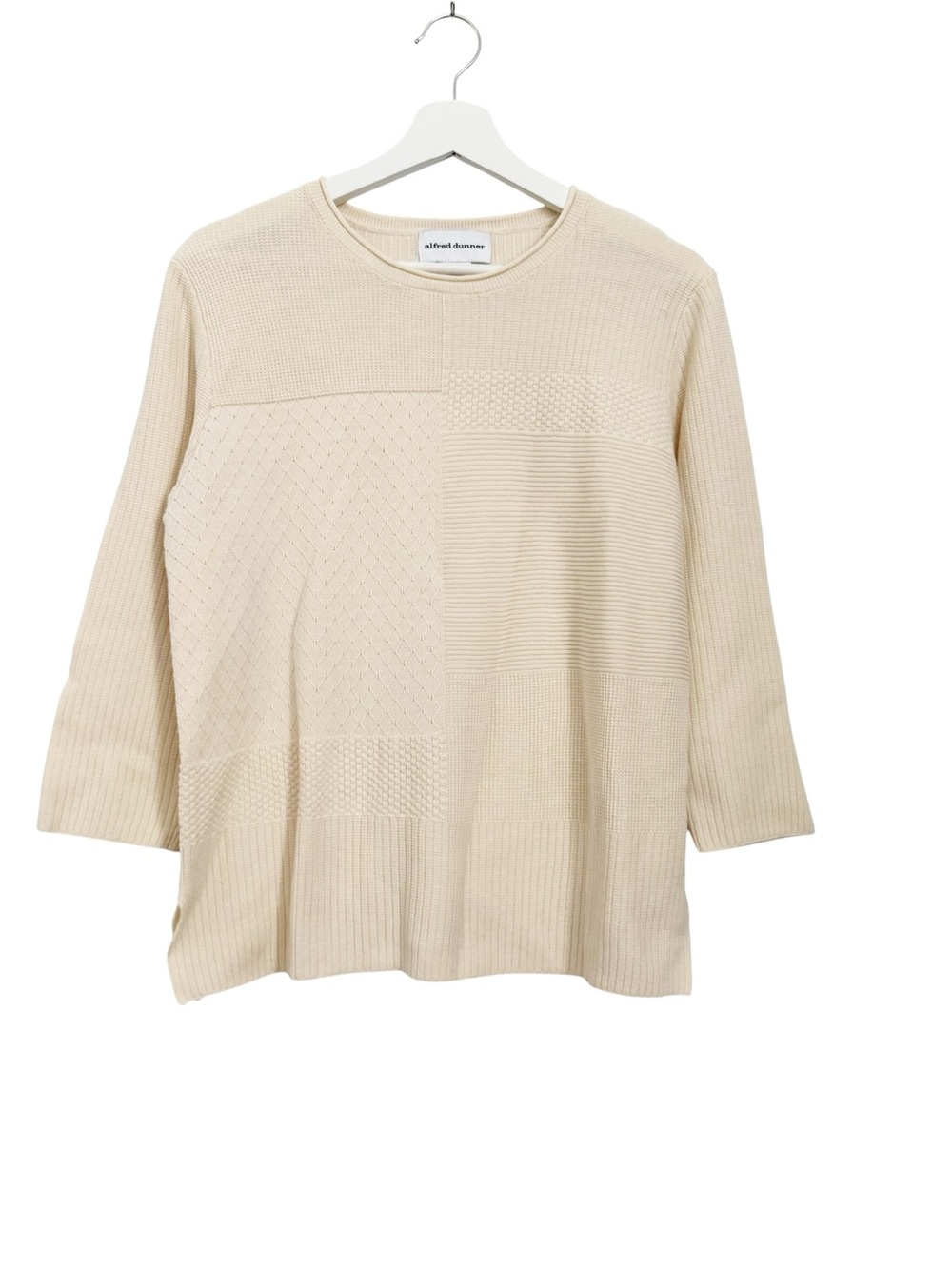 Alfred Dunner Knit Mixed Patchwork Sweater - Picture 2 of 6